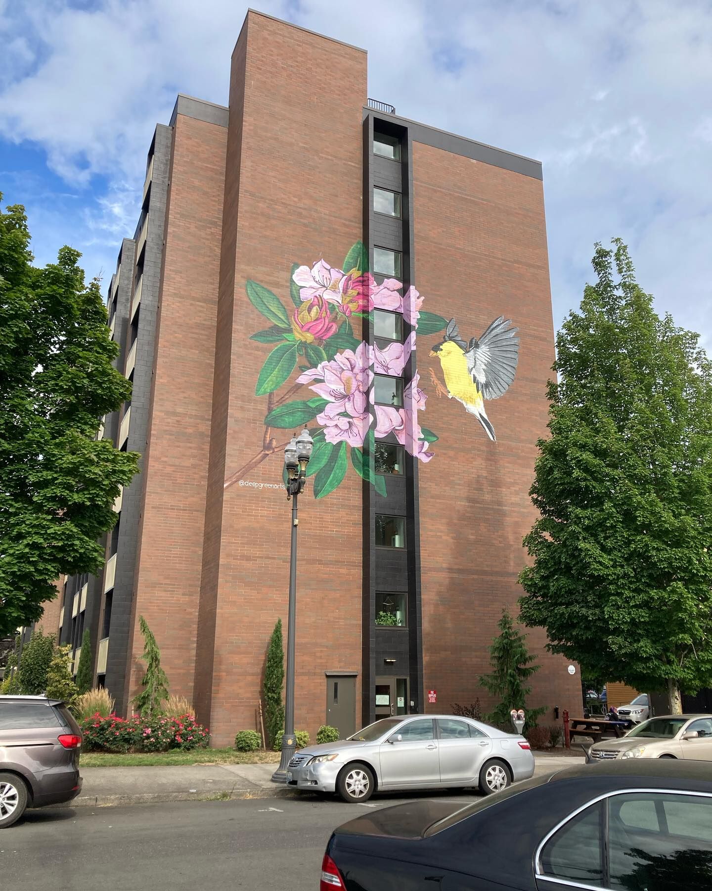 Photograph of the Van Vista Plaza mural