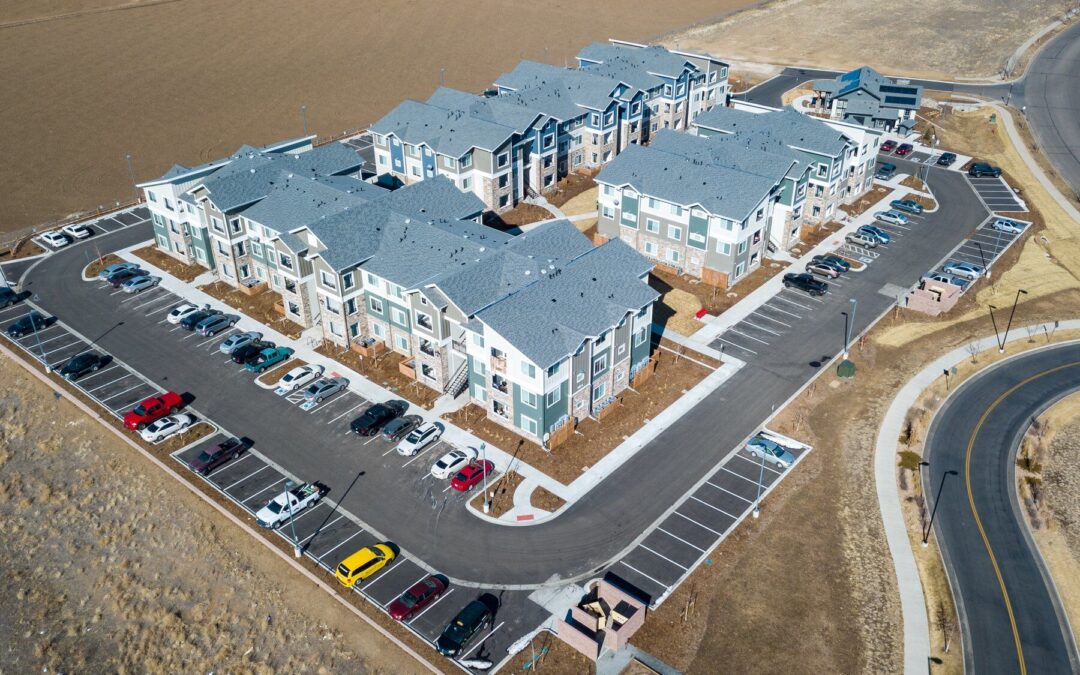 Aerial photograph of Windmill ranch.
