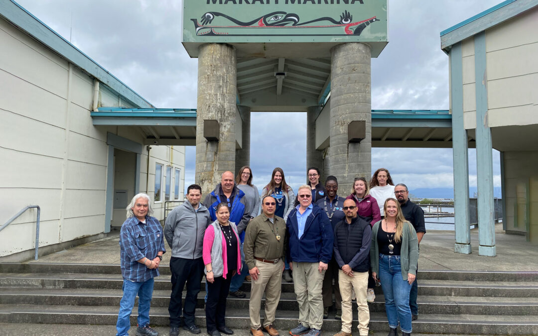 The National Marine Sanctuary Foundation's was pleased to have Paul Scholz, NOAA Deputy Assistant Administrator for Ocean Services and Coastal Zone Management, Scott Lundgren, Director of NOAA’s Office of Response and Restoration, and Monique Baskin, Deputy Director of NOAA’s Office of National Marine Sanctuaries, visit it's Large Marine Debris removal project in partnership with the Makah Tribe in Neah Bay, Washington!