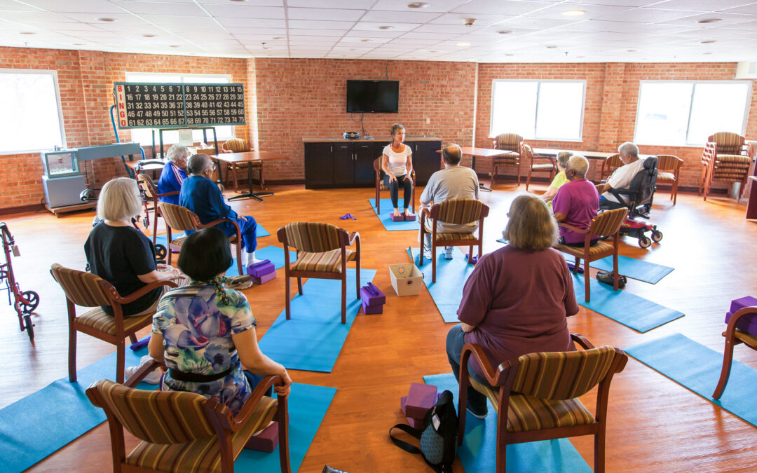 St. Paul Village fitness class.